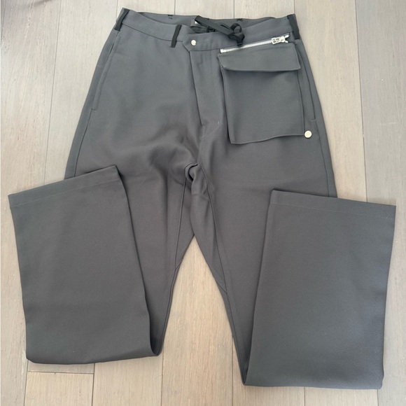 Men's Nulabel CM1york42 dark grey Pants size l made in Japan. Fits like us30